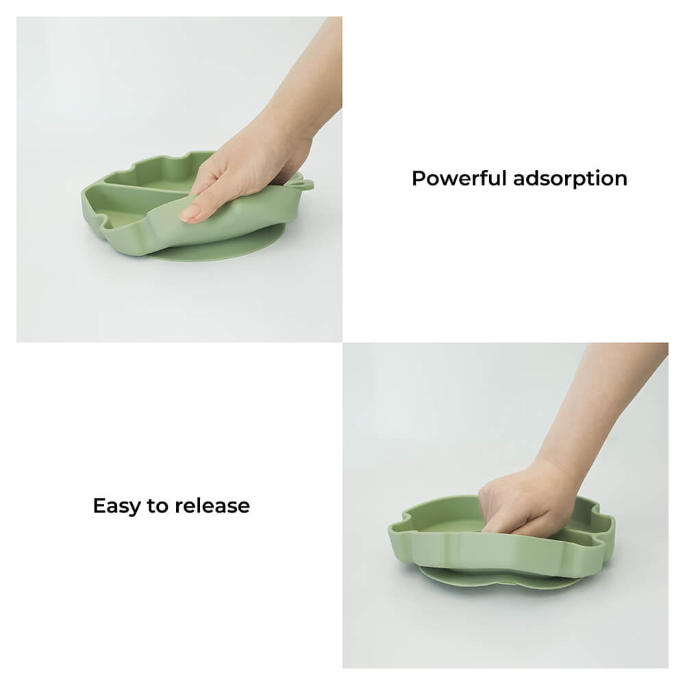 Suction Cup Pet Bowls - Leaf
