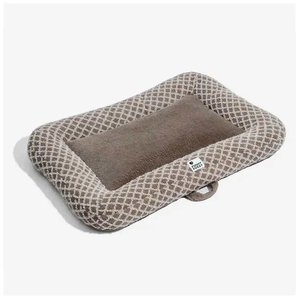 Diamond Plaid Dual-Sided Multi-Use Plush Pet Mat - ComfyEase