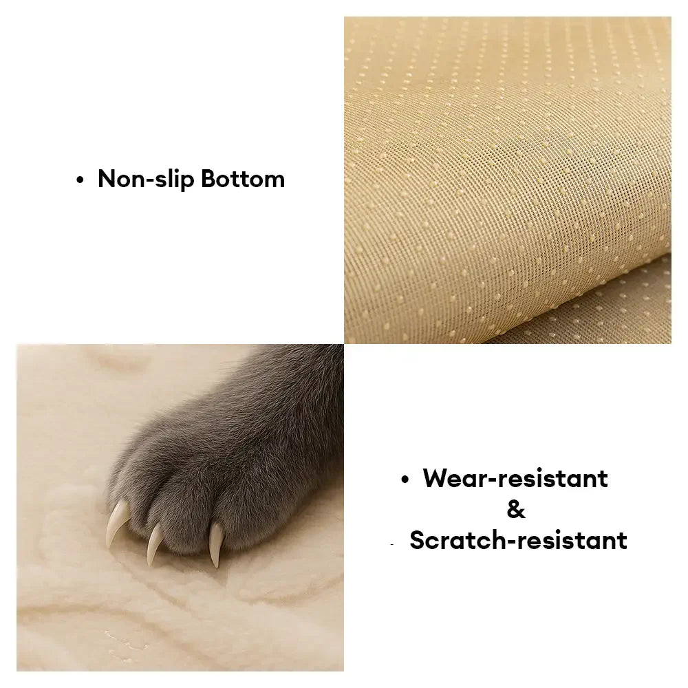 Jacquard Plush Comfortable Scratch-Resistant Non-Slip Couch Cover